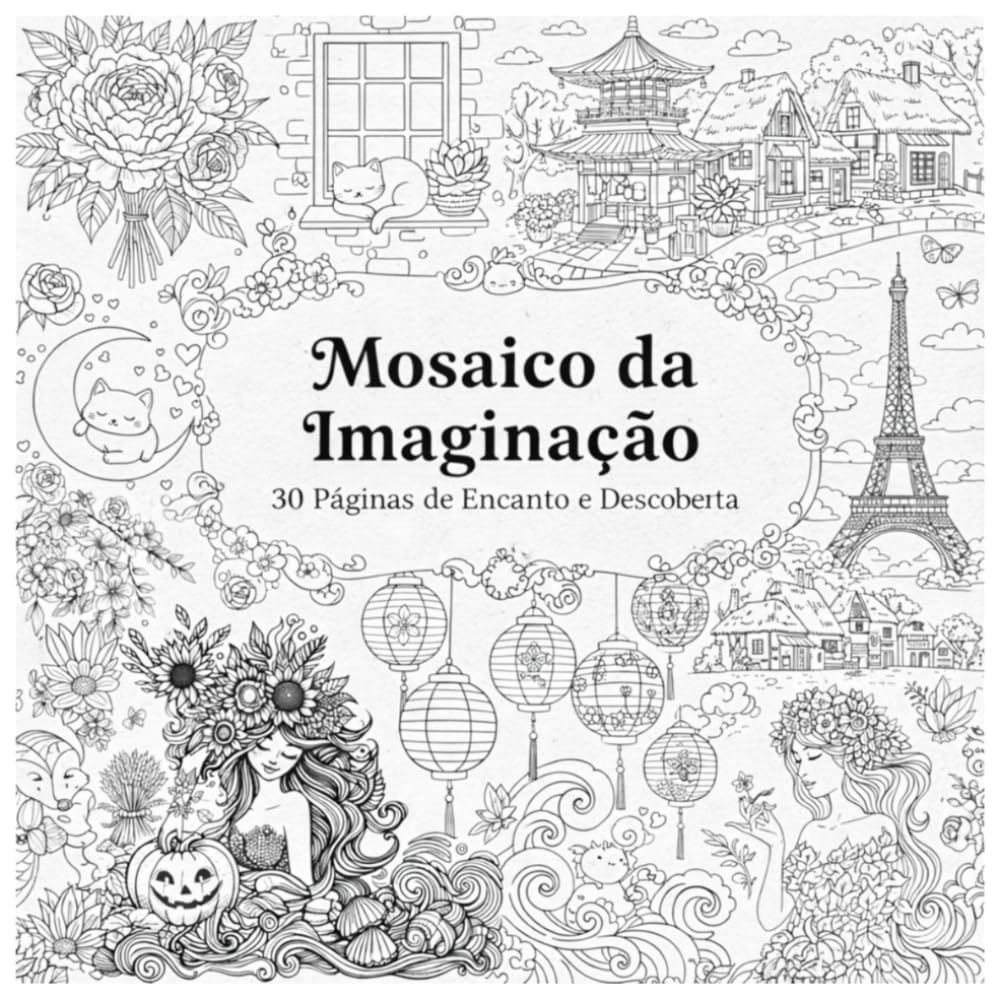 ler totalmente Mosaico de Imaginação: 30 Páginas de Encanto e Descoberta (Portuguese Edition)
