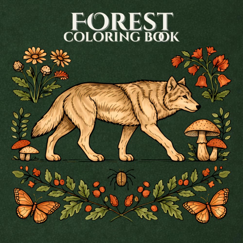 capítulo por capítulo baixar Forest Coloring Book: Woodland Animals and Nature Designs for Adults (The Quiet Naturalist)
