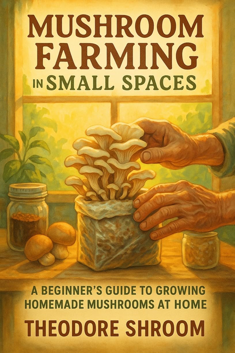 ler totalmente Mushroom Farming in Small Spaces: A Beginner's Guide to Growing Homemade Mushroom at Homes (English Edition)