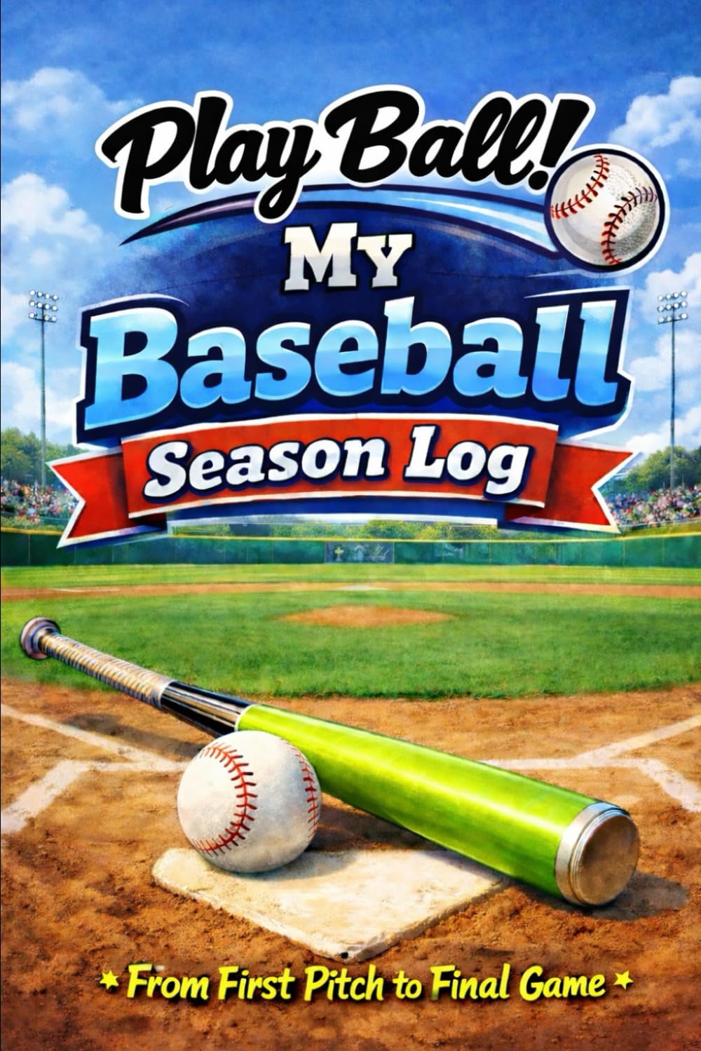 Play Ball! My Baseball Season Log: From First Pitch to Final Game