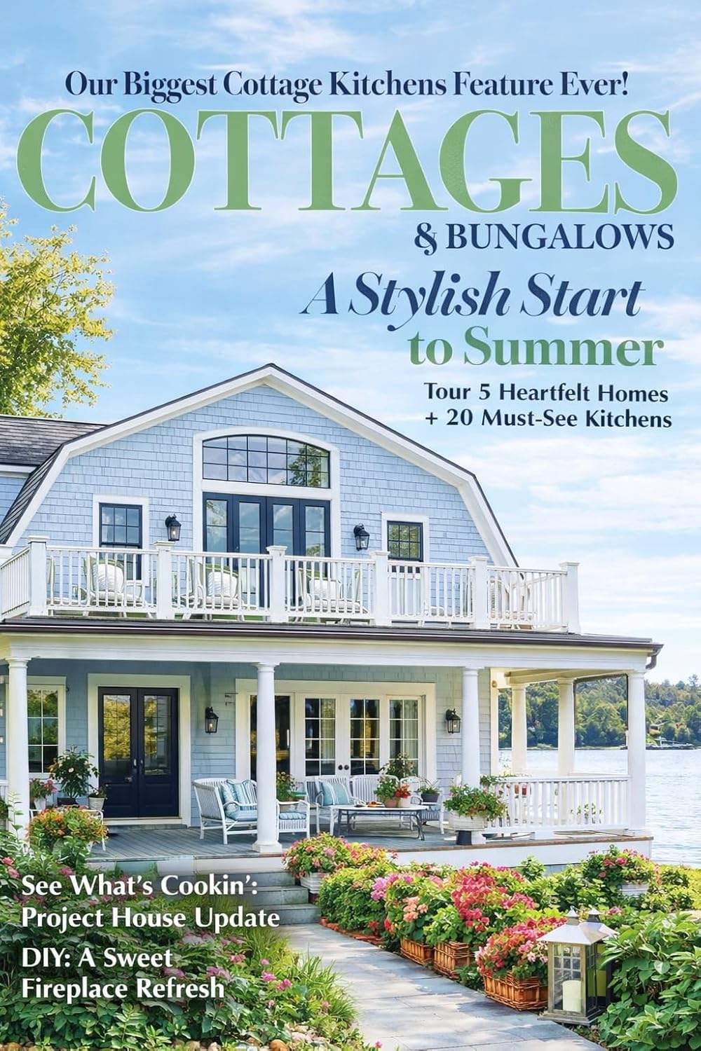 ler totalmente Cottages and Bungalows Summer Homes and Kitchen Design Inspiration (English Edition)
