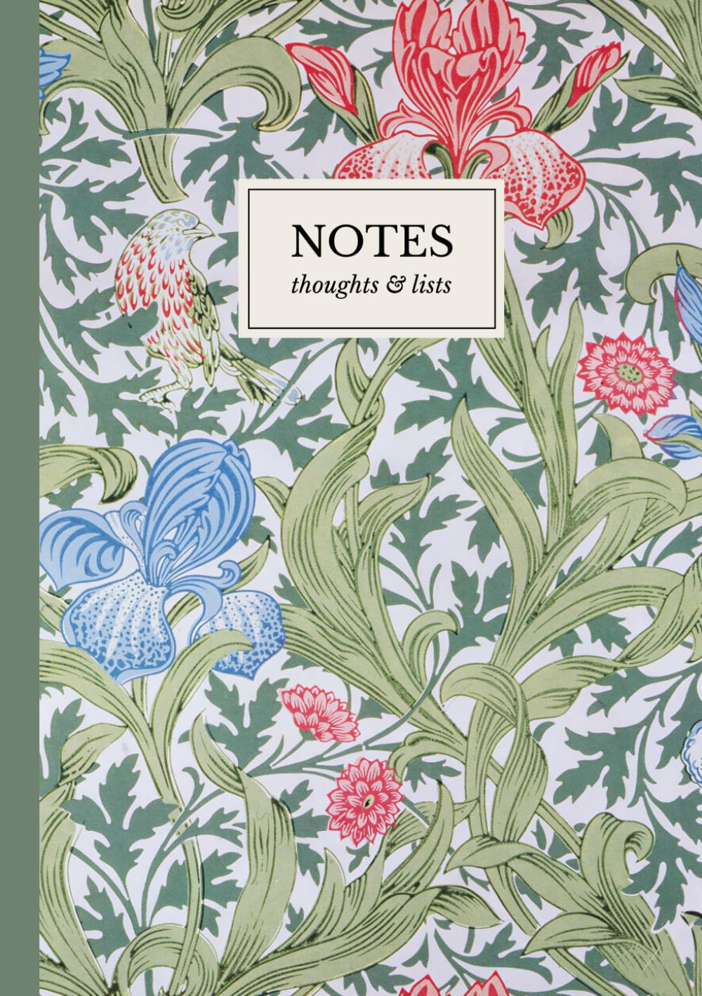 Iris Pattern Notebook: A5 Lined Notebook | John Henry Dearle Arts and Crafts Stationery baixar o livro de graça