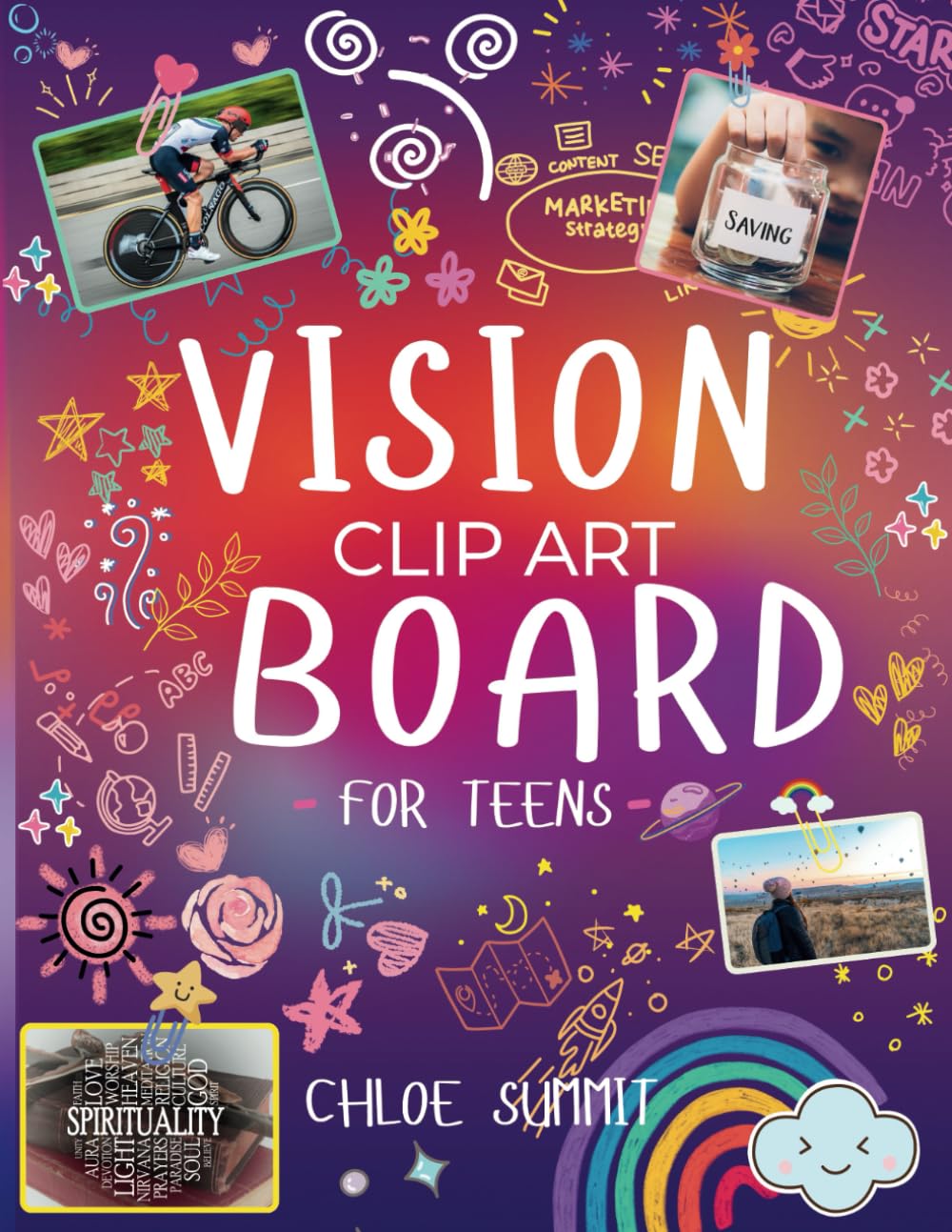 ler totalmente Vision board Clip art book for teen: 300+ Inspiring creative Images, Affirmations, Words & Supplies to map out dreams and goals for Teen Boys & Girls