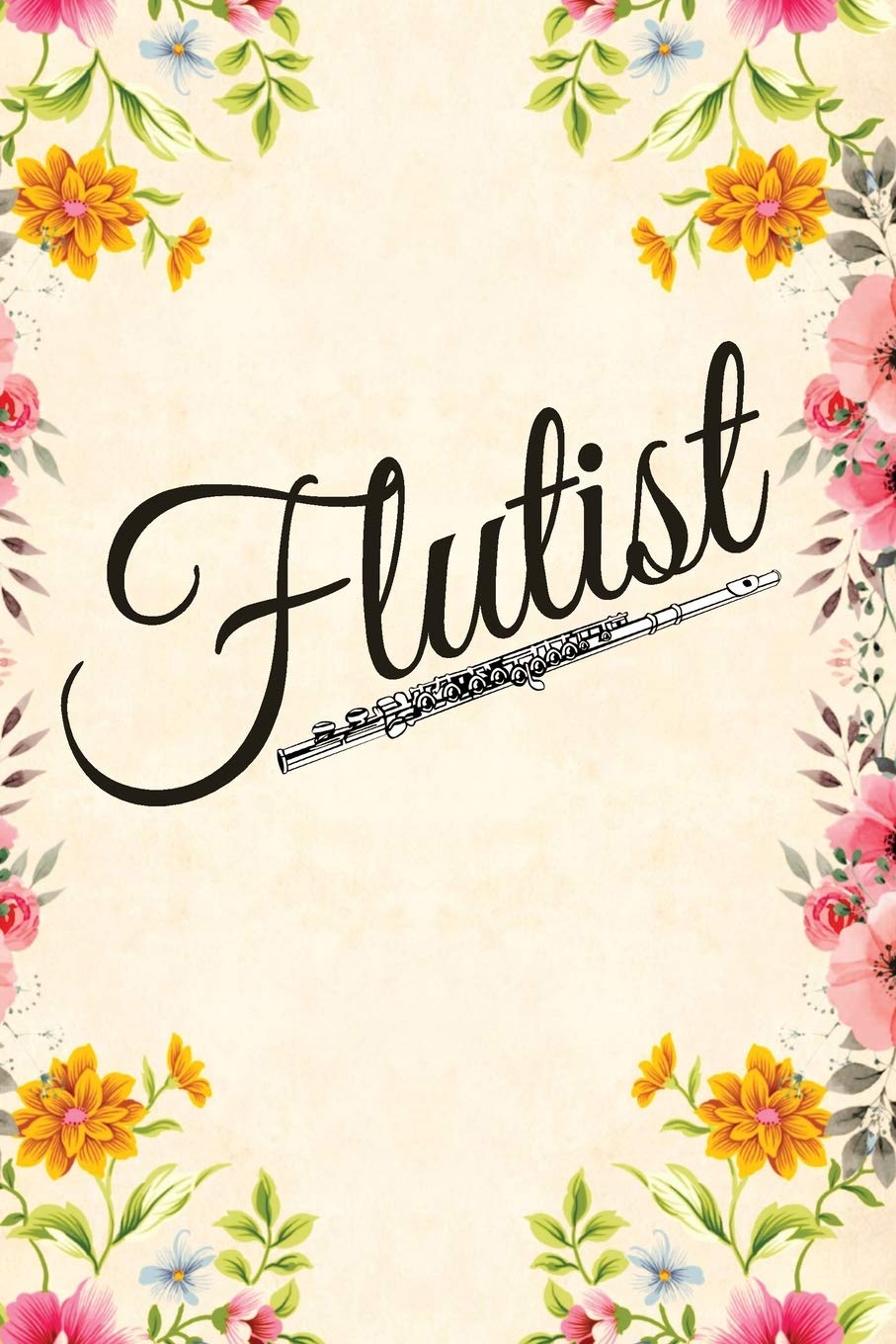 Flutist: Blank Lined Journal 6x9 - Flute Marching Band Musical Notebook I Church Worship Gift for Musicians and Orchestra Fans baixar o livro de graça