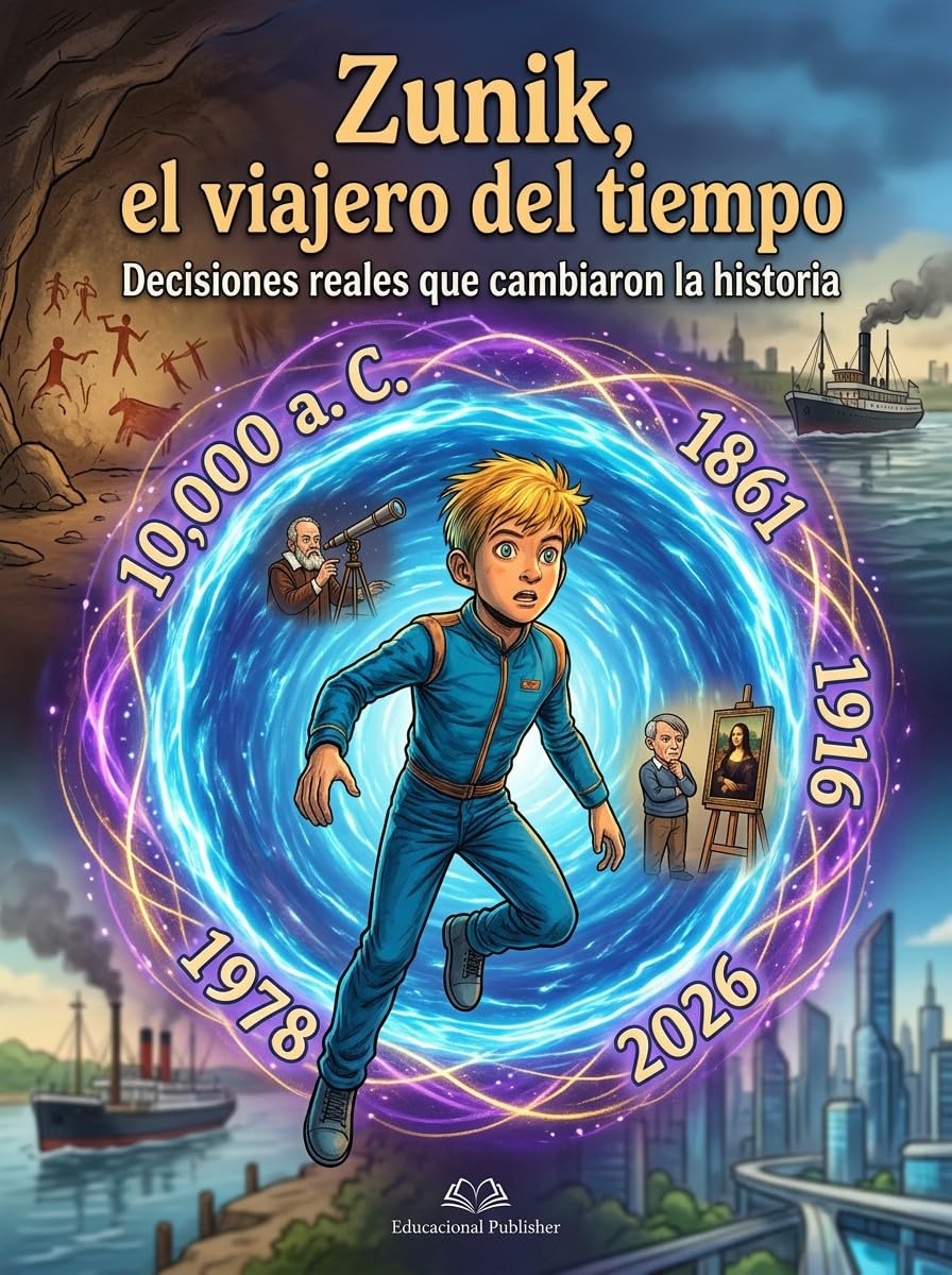 capítulo por capítulo baixar Zunik, el viajero del tiempo: Decisiones reales que cambiaron la historia (Spanish Edition)