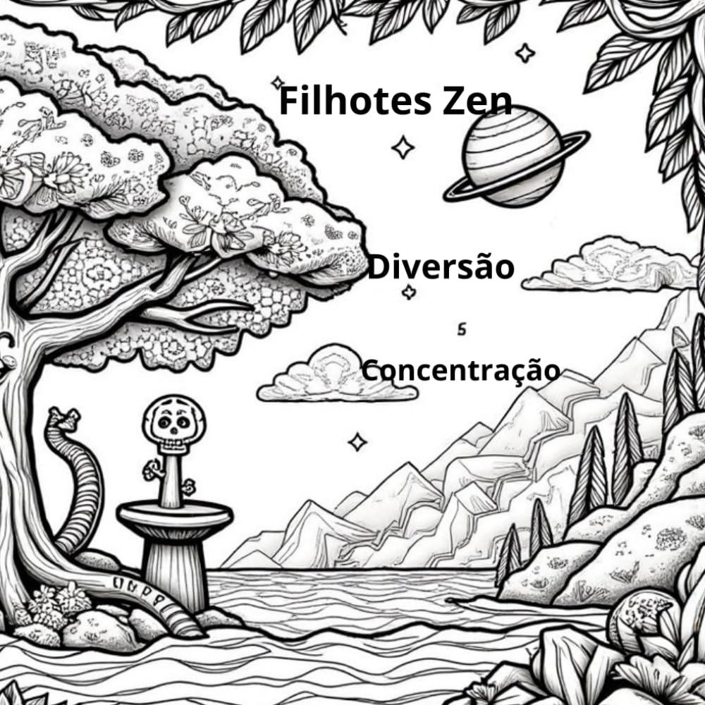 (livro) Filhotes Zen: Labirintos de Traços e Cores: Onde a Fofura Encontra a Arte Abstrata (Portuguese Edition) baixar o livro de graça