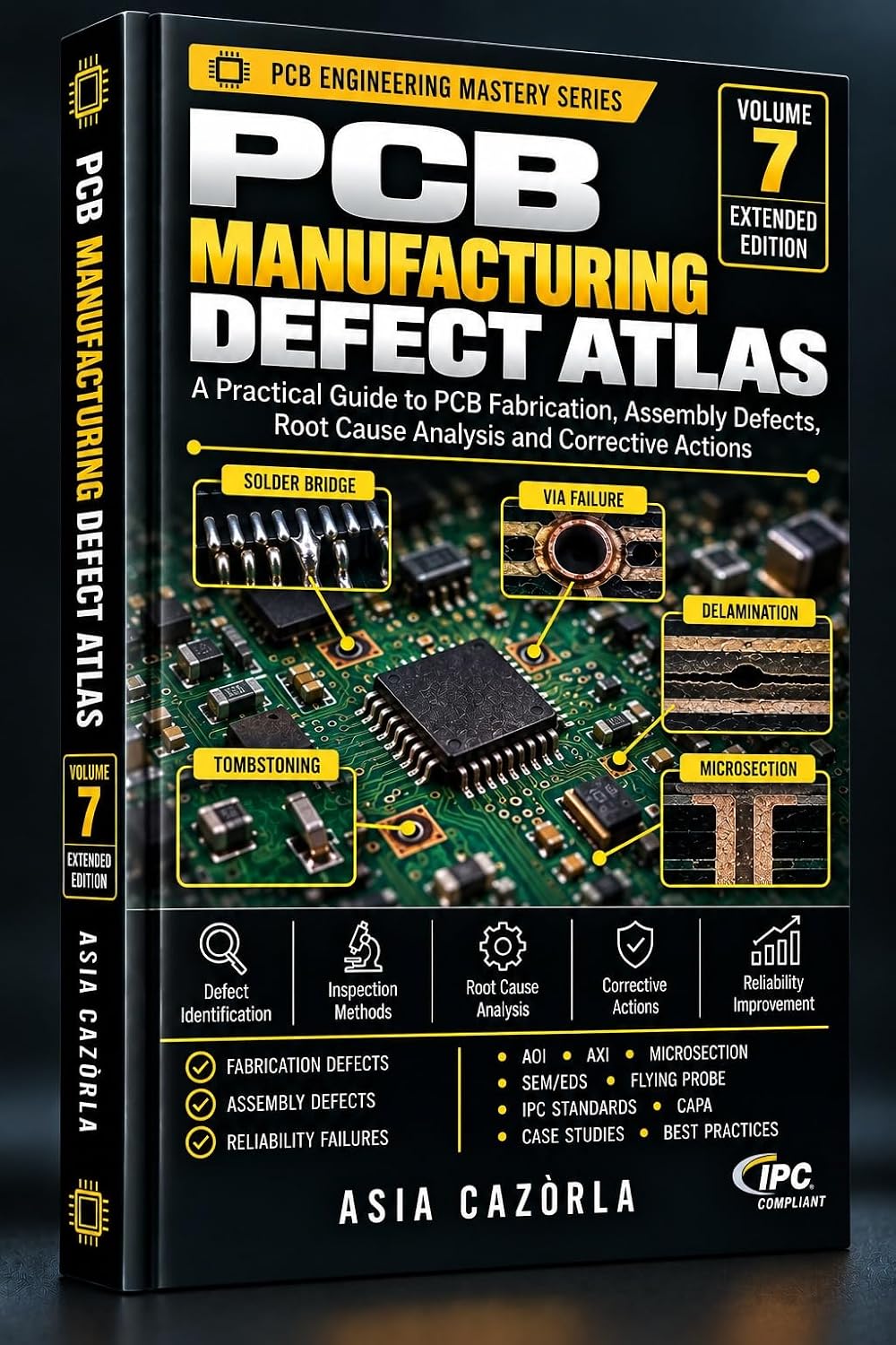 ler totalmente PCB Manufacturing Defect Atlas: Practical Guide to PCB Fabrication, Assembly Defects, Root Cause Analysis and Corrective Actions (PCB Engineering Mastery Series Book 7) (English Edition)