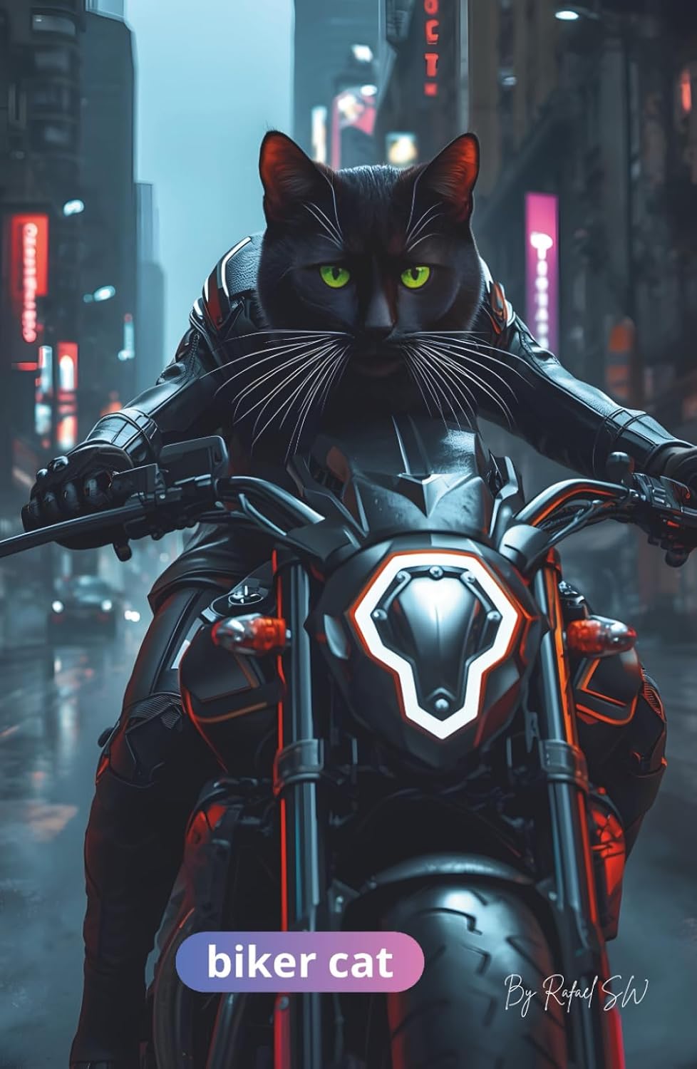 Caderno Gato Motoqueiro | biker cat | Ilustrado Cinematicamente: biker cat notebook baixar o livro de graça