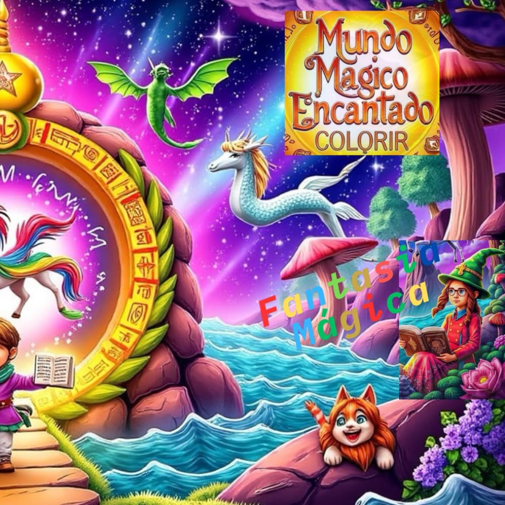 (Livro) Mundo Magico Encantado Colorir: Aventuras de Magia e Fantasia (Portuguese Edition) baixar o livro de graça