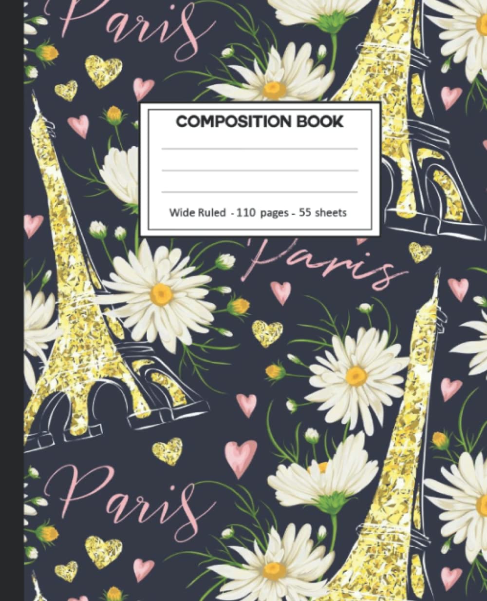 Composition Notebook: Paris Wide Ruled Paper Notebook Journal size 7.25 x 9.25” for student baixar o livro de graça