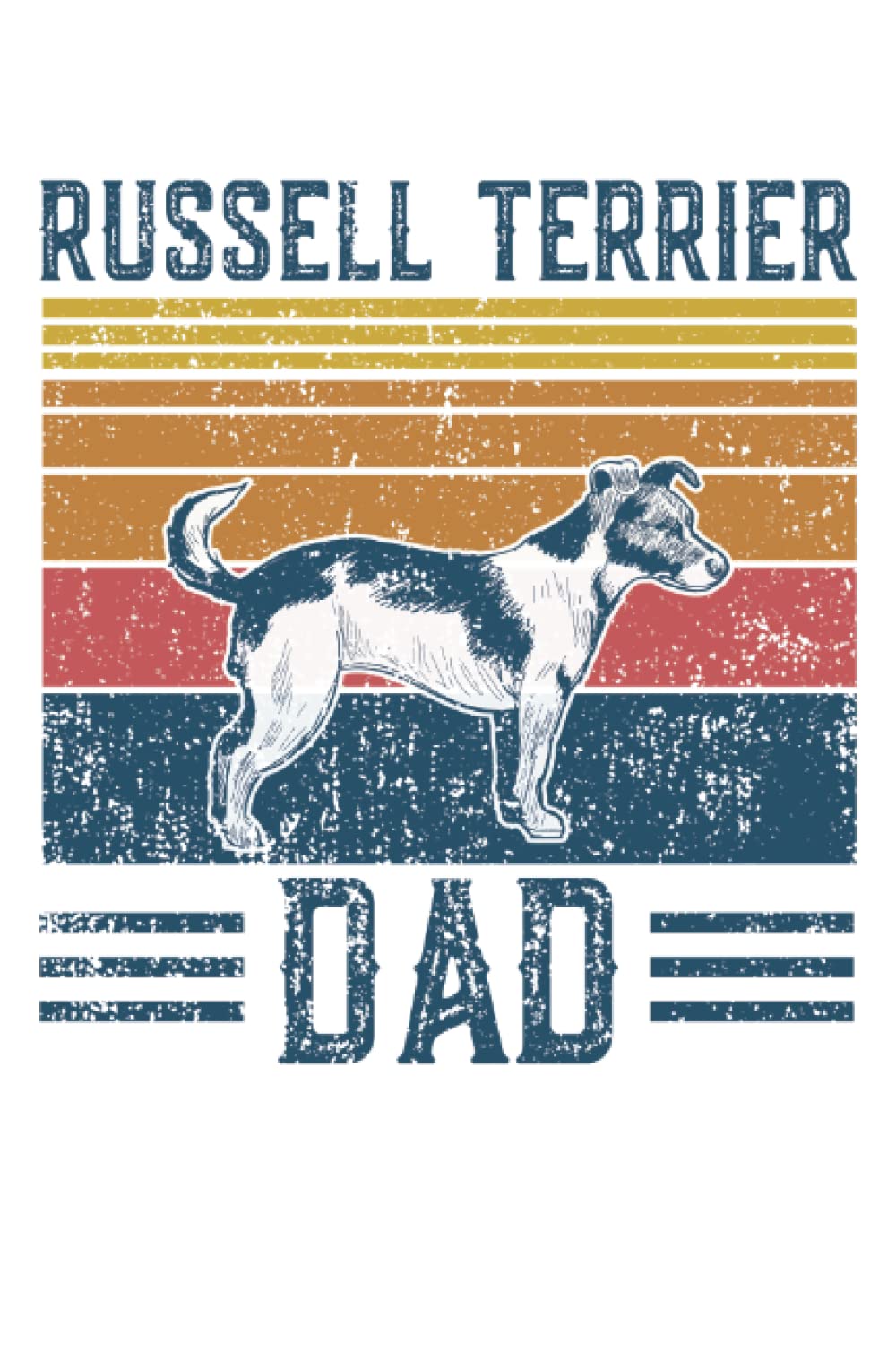 Dog Russell Terrier Dad - Vintage Russell Terrier Dad: A Journal Size (6 x 9 inches) Notebook | Diary | Planner with 120 Dot Grid Pages baixar o livro de graça