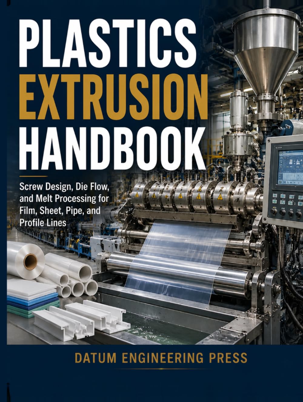 PLASTICS EXTRUSION HANDBOOK: Screw Design, Die Flow, and Melt Processing for Film, Sheet, Pipe, and Profile Lines