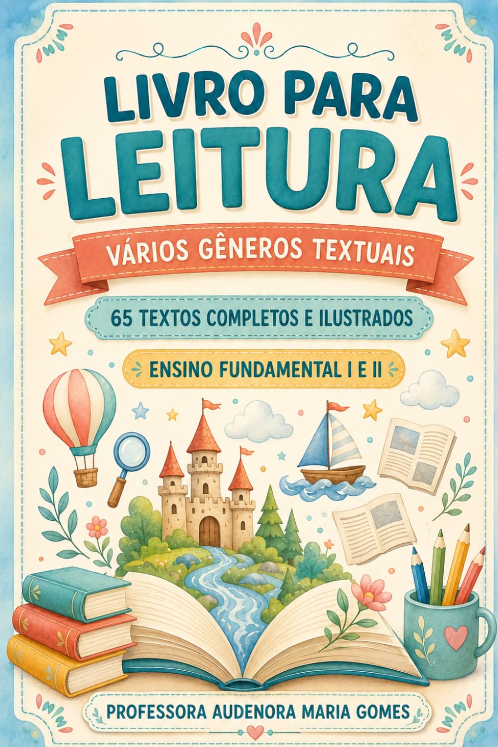 Caderno pedagógico de leituras e escrita: Textos completos e ilustrados para fundamental I e II (Portuguese Edition) baixar livro de graça