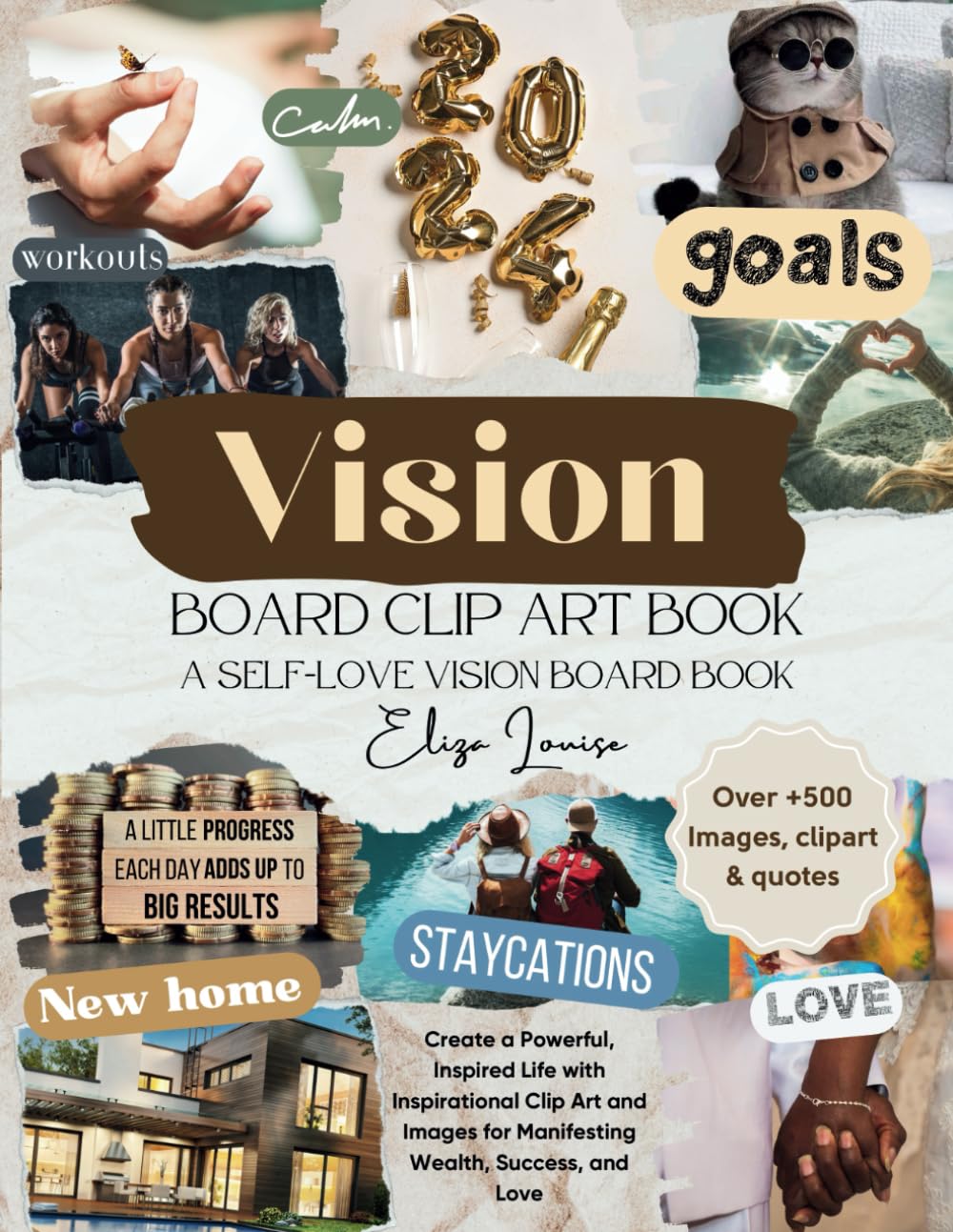 ler totalmente 2024 Vision Board Clip Art Book A self-Love Vision Board Book: Create a Powerful, Inspired Life with Inspirational Clip Art and Images for Manifesting... and Love (Self-Love Vision Board Supplies)