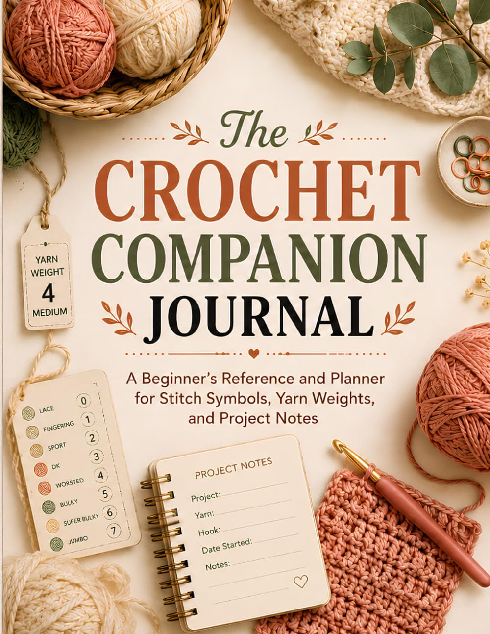The Crochet Companion Journal: A Beginner's Reference and Planner for Stitch Symbols, Yarn Weights, and Project Notes baixar livro de graça