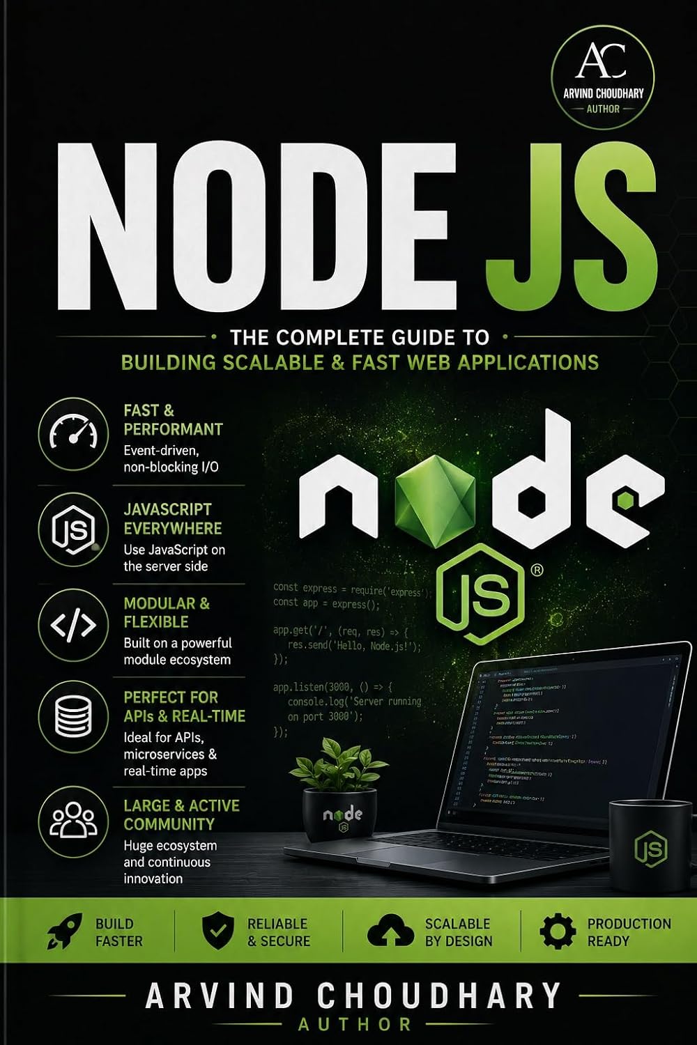 ler totalmente Node JS Programming: Node.js Programming: A Complete Guide to Backend Development, Express.js, REST APIs, MongoDB and Full Stack Web Development (English Edition)