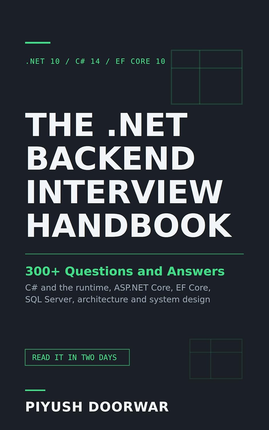 ler totalmente The.NET Backend Interview Handbook: 300+ Questions and Answers (Interview Prep) (English Edition)