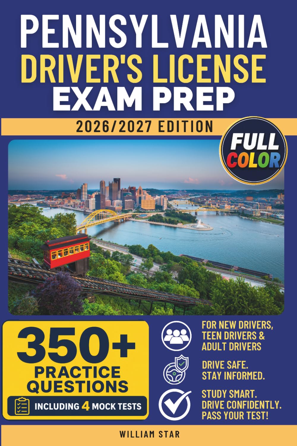 ler totalmente Pennsylvania Driver's License Exam Prep: Study Guide, Road Signs & Practice Tests to Help You Pass the Written Knowledge Test (FULL COLOR DMV PREP SERIES)