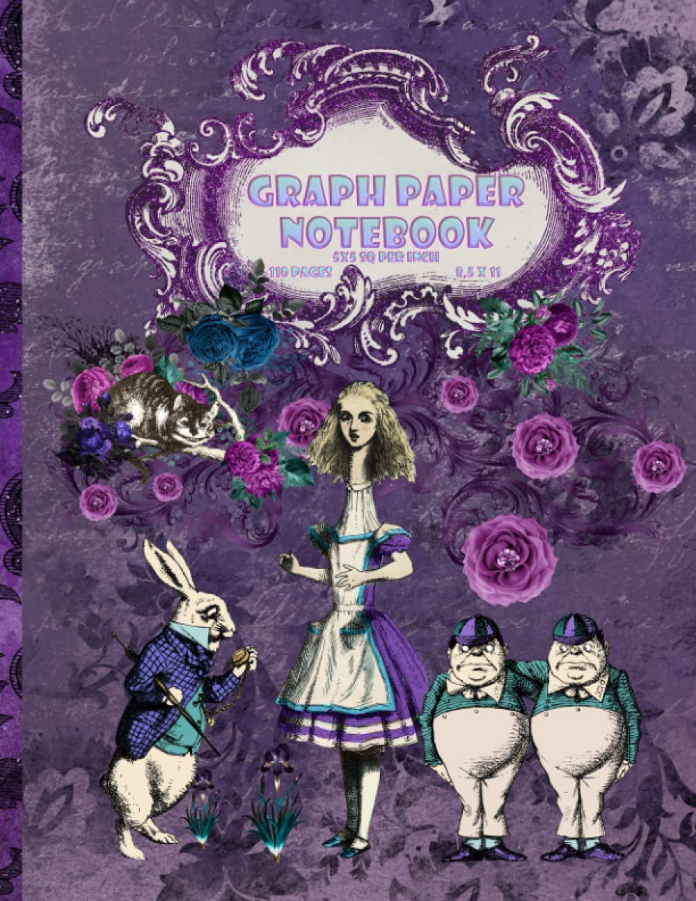 ler totalmente Graph Paper Notebook - Gothic Wonderland Revisited: A blank 5x5 squares per inch grid paper