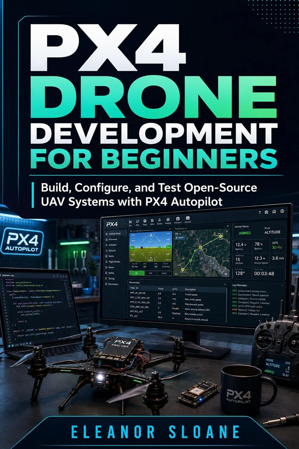 ler totalmente PX4 Drone Development for Beginners: Build, Configure, and Test Open-Source UAV Systems with PX4 Autopilot (English Edition)