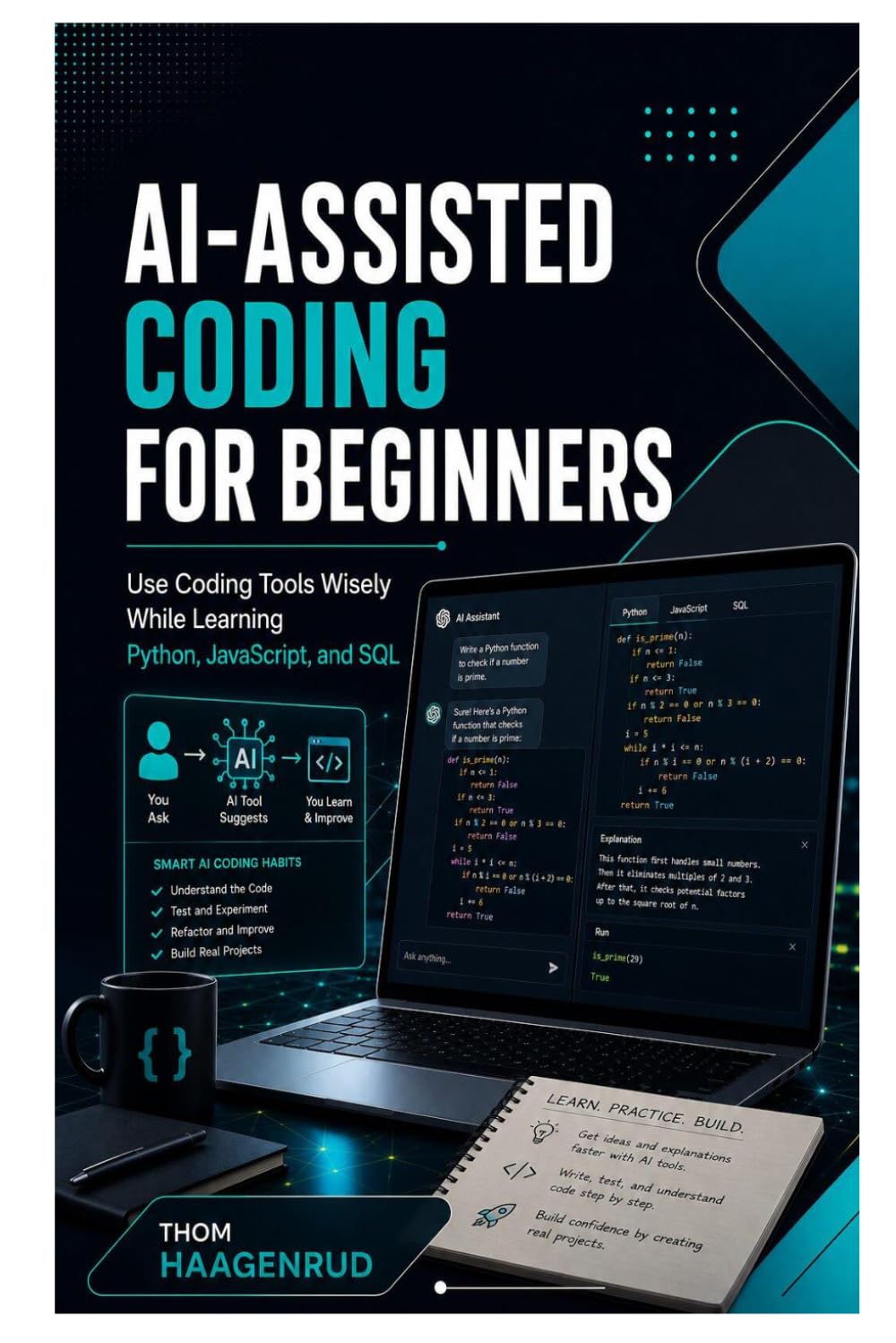 ler totalmente AI-Assisted Coding for Beginners: Use Coding Tools Wisely While Learning Python, JavaScript, and SQL