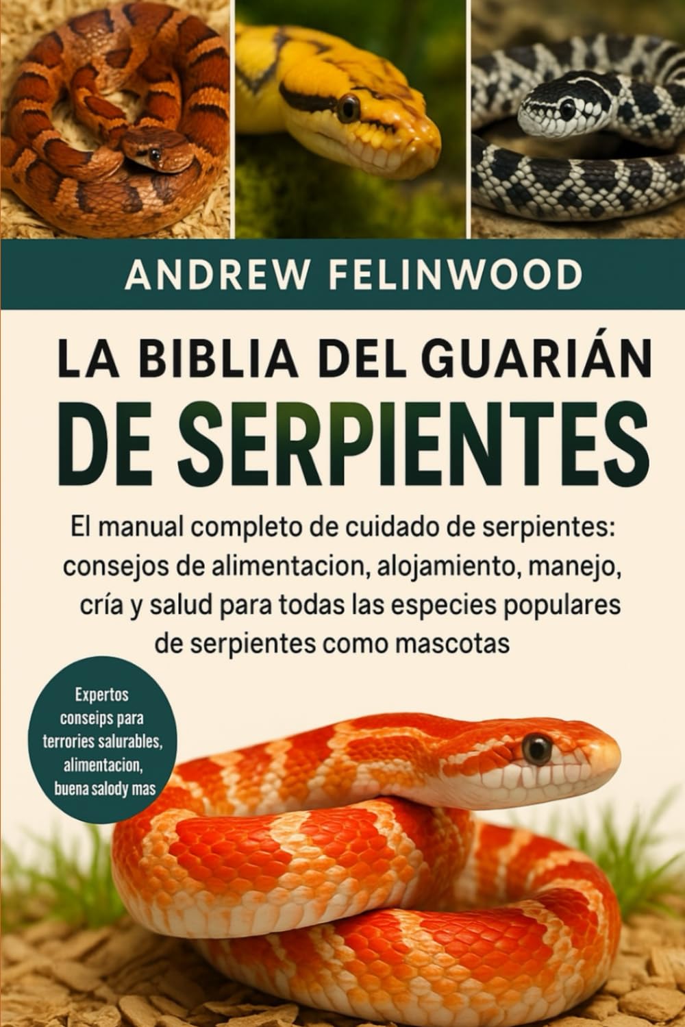 La Biblia del Guardián de Serpientes: El manual completo de cuidado de serpientes: consejos de alimentación, alojamiento, manejo, cría y salud para... populares de serpientes como mascotas baixar o livro de graça