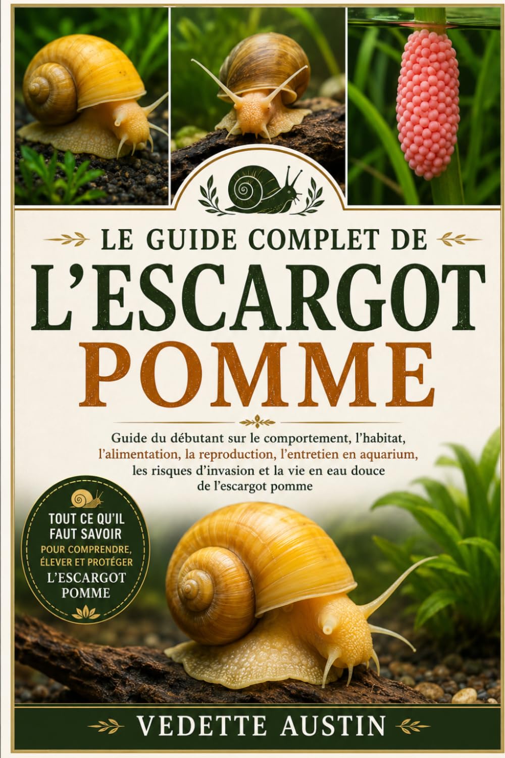 ler totalmente LE GUIDE COMPLET DE L'ESCARGOT POMME: Guide du débutant sur le comportement, l'habitat, l'alimentation, la reproduction, l'entretien en aquarium, les... douce de l'escargot pomme (French Edition)