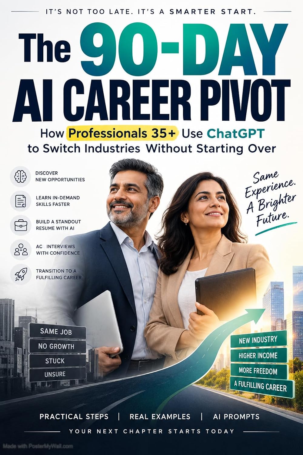 capítulo por capítulo baixar The 90-Day AI Career Pivot: How Professionals 35+ Use ChatGPT to Switch Industries Without Starting Over (English Edition)