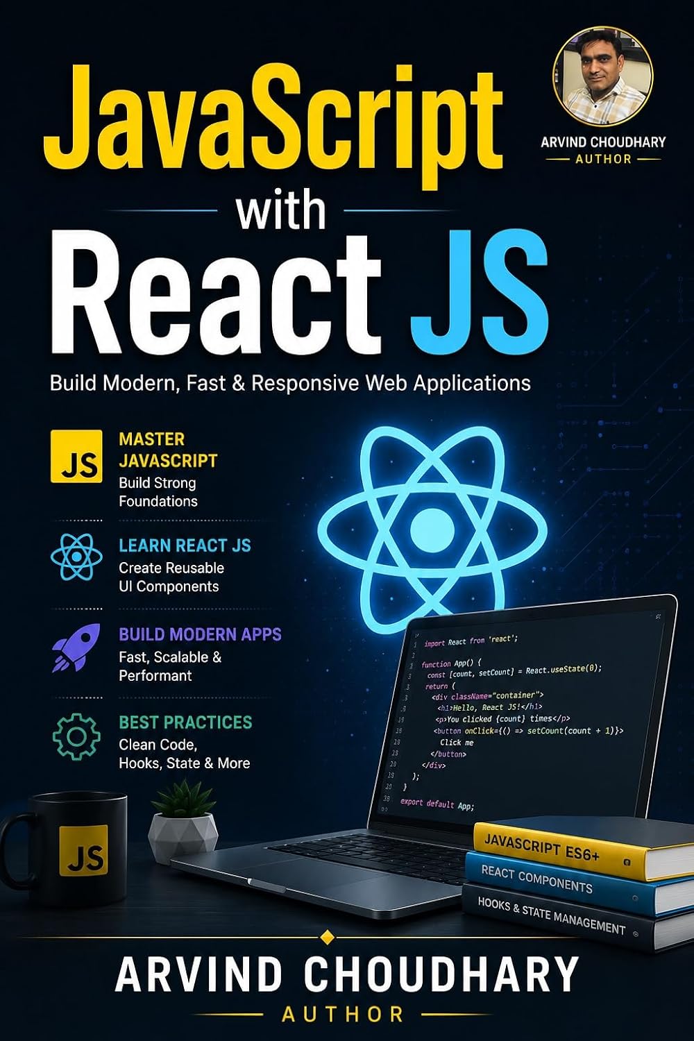 JavaScript with React JS Programming: A Complete Guide to Modern Web Development, Front-End Programming, React Projects, and Interview Questions (English Edition) baixar livro de graça