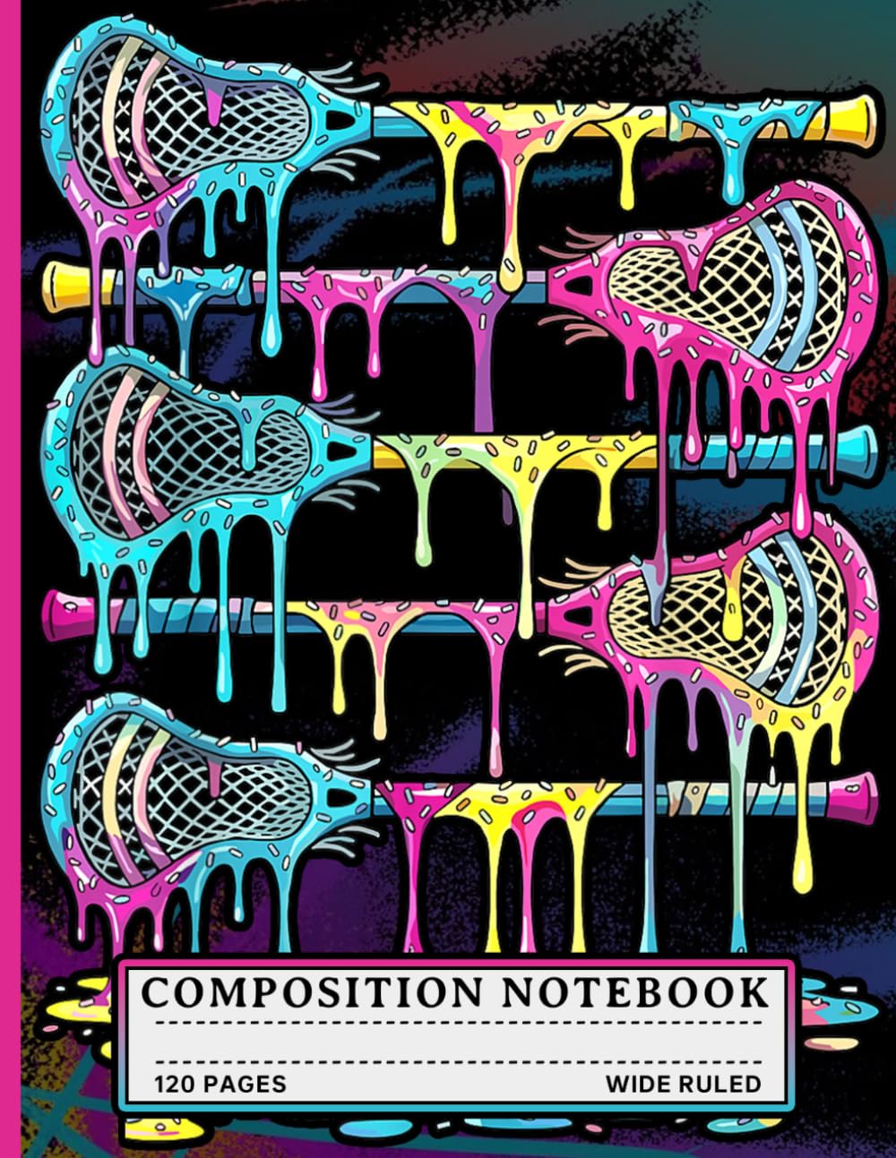 capítulo por capítulo baixar Dripping Ice Cream Lacrosse Notebook: Wide Ruled Composition Journal for Lax Players, Girls, Teen Athletes, Coaches & Sports Fans to Write & Take Notes
