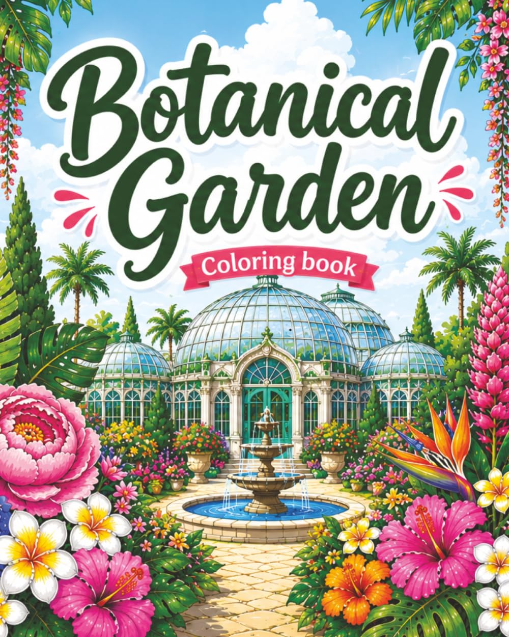 ler totalmente Botanical Garden: Coloring Book for Adults and Teens, 40 beautiful illustrations (flowers, blooming gardens, plants, etc.): coloring, mindful... focus, relaxation (Cozy Coloring)
