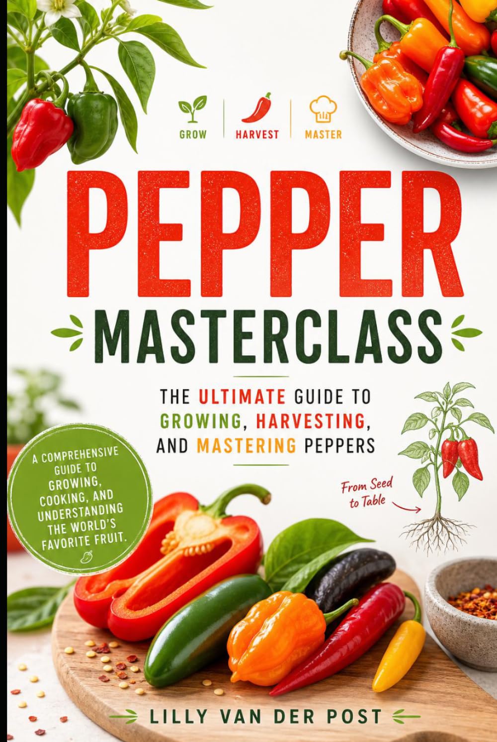 ler totalmente Pepper Masterclass: The Ultimate Guide to Growing, Harvesting, and Mastering Peppers (Gardeners Masterclass)