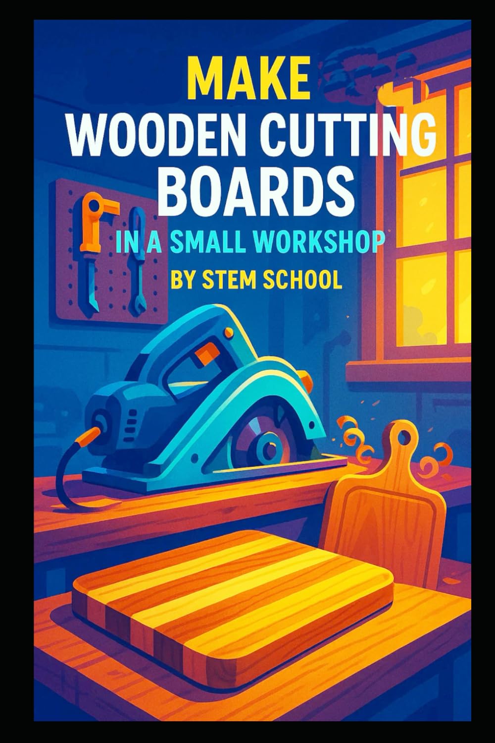 ler totalmente Make Wooden Cutting Boards in a Small Workshop: Craft Custom Hardwood Boards with Unique Laser Engraving Designs
