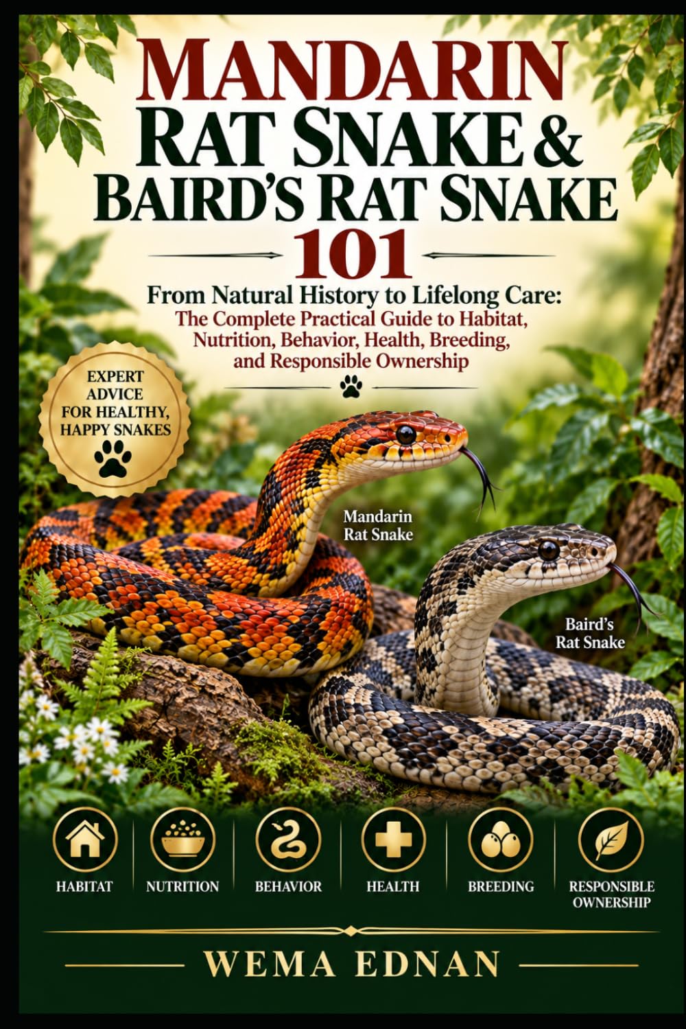 capítulo por capítulo baixar Mandarin Rat Snake & Baird's Rat Snake 101: From Natural History to Lifelong Care: The Complete Practical Guide to Habitat, Nutrition, Behavior, Health, Breeding, and Responsible Ownership