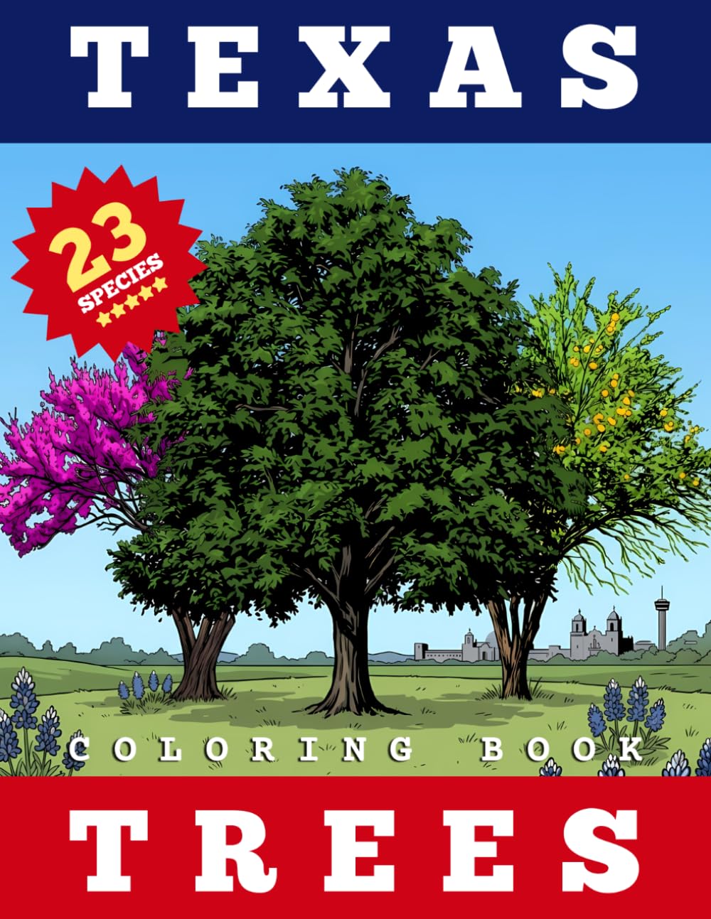 Texas Trees Coloring Book: A Botanical Journey Through the Lone Star State: Relaxing Nature Designs for Adults and Teens with 23 Iconic Species, Scientific Names and Botanical Facts baixar o livro de graça