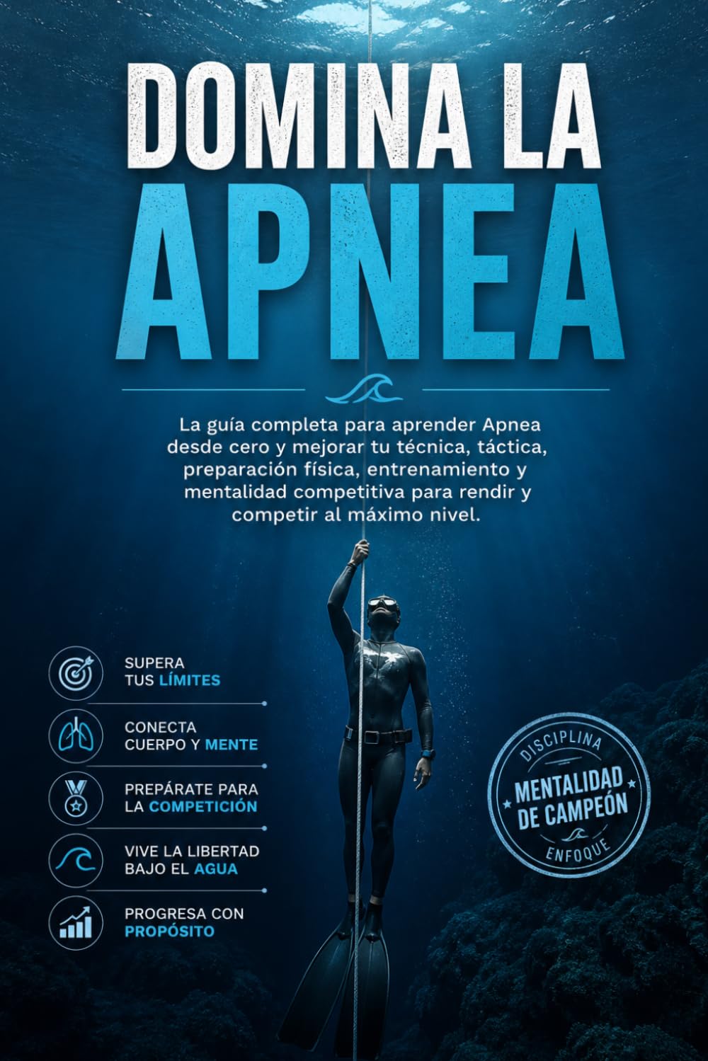 Domina la Apnea: La guía completa para aprender Apnea desde cero y mejorar tu técnica, táctica, preparación física, entrenamiento y mentalidad... y competir al máximo nivel (Spanish Edition) baixar o livro de graça