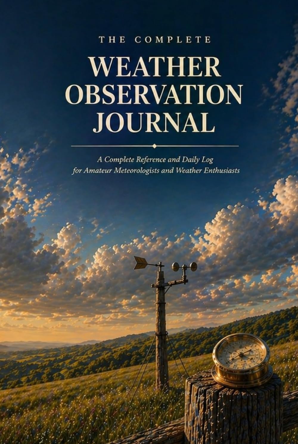 Weather Observation Journal: A Complete Reference and Daily Log for Amateur Meteorologists and Weather Enthusiasts | 19 Reference Chapters | 136 Daily ... Summaries | 51-Term Glossary | Hardcover 6x9