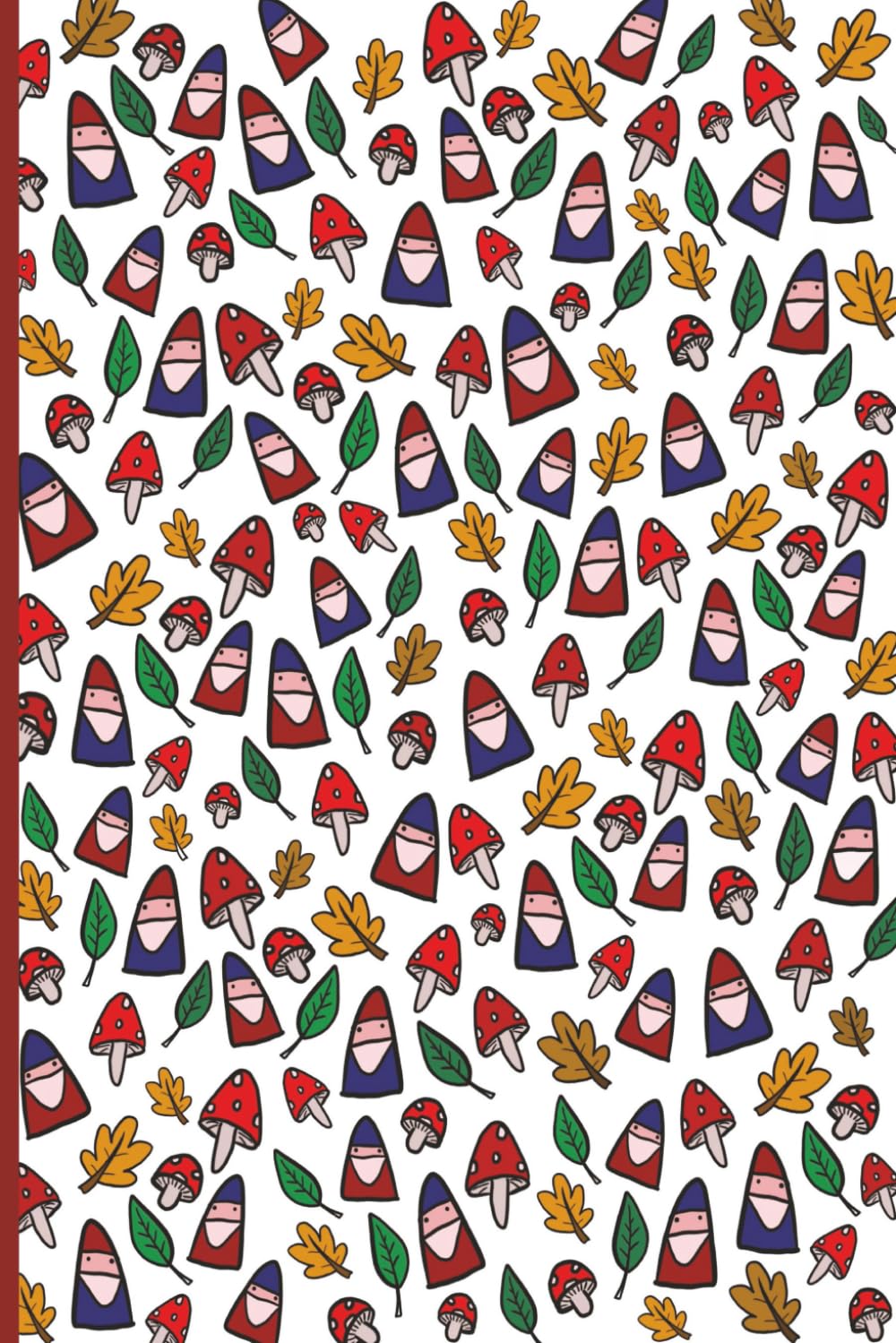 ler totalmente Cute Gnome & Autumn Leaf, Mushroom Notebook: Hand drawn Notebook | 6x9 inches, 100 lined pages | Perfect gift for Gnome, Mushroom and Cosy Cottagecore lovers.