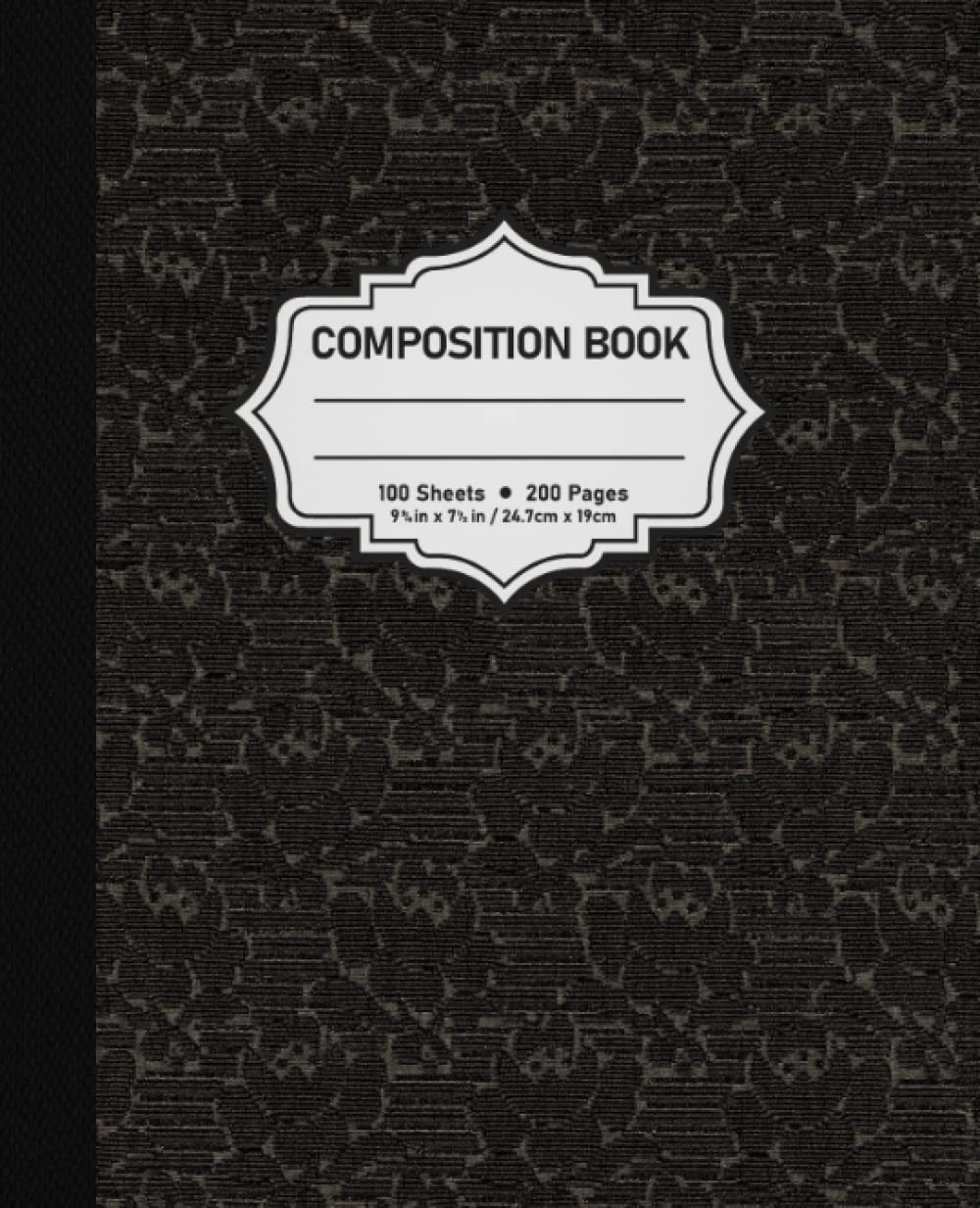 Vintage Antique Composition Notebook: College-Ruled Book, 200 Pages For Students, Large Size 7.5 x 9.25, Aesthetic Journal For School, College, Office, Work, Projects baixar o livro de graça