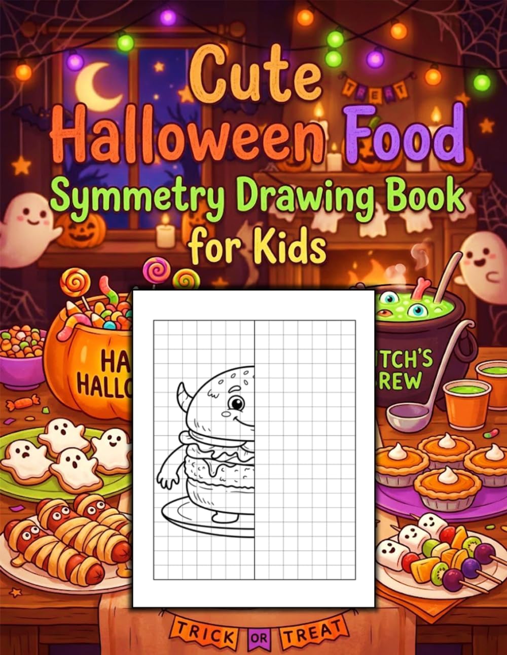 capítulo por capítulo baixar Cute Halloween Food Symmetry Drawing Book for Kids: Halloween Draw The Other Half, Cute Halloween Food Drawing Book, Symmetry Drawing Activities For... For Kids, Cute Food Drawing For Kids