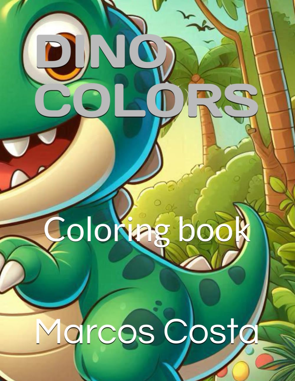 DINO COLORS: Coloring book (Portuguese Edition) baixar livro de graça