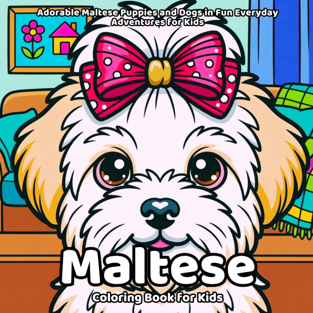 capítulo por capítulo baixar Maltese Coloring Book: Adorable Maltese Puppies and Dogs in Fun Everyday Adventures for Kids