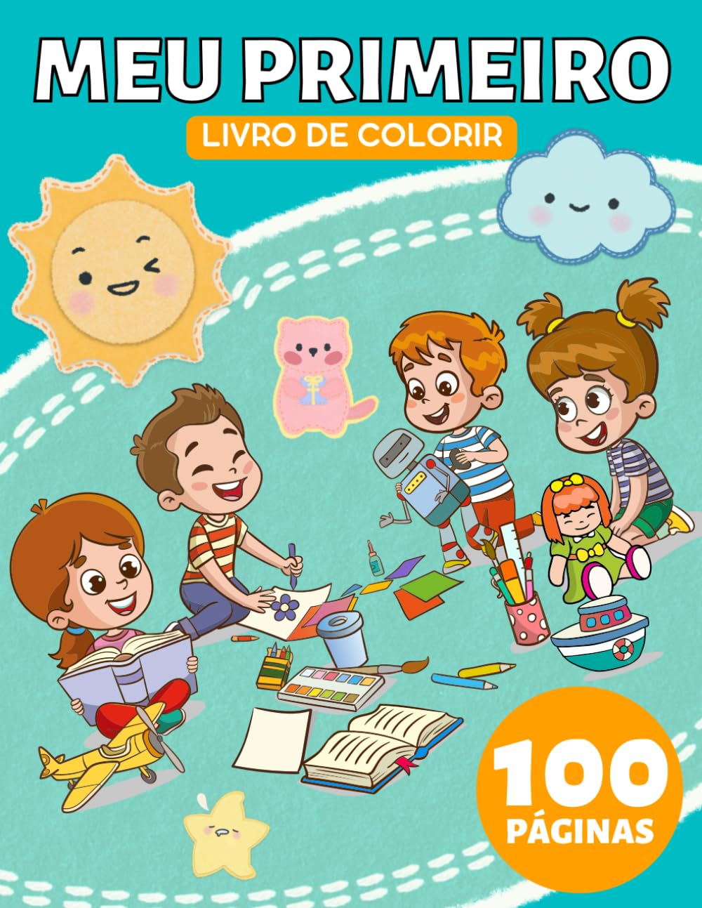 ler totalmente Meu Primeiro Livro de Colorir para Crianças: 100 Coisas do Dia a Dia e Animais para Crianças (Meninas e Meninos) de 4-8, 8-12 anos (Dinossauro, Carro,... Sereia e muito mais) (Portuguese Edition)