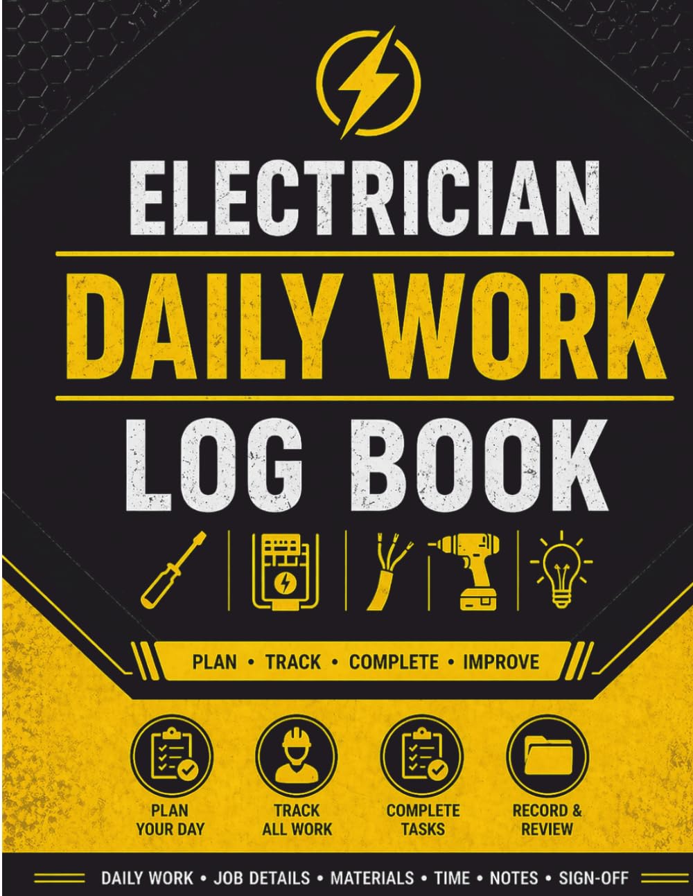 Electrician Work Order Log Book: Daily Job Tracking System for Tasks, Materials, Time, Work Progress & End-of-Day Review baixar o livro de graça