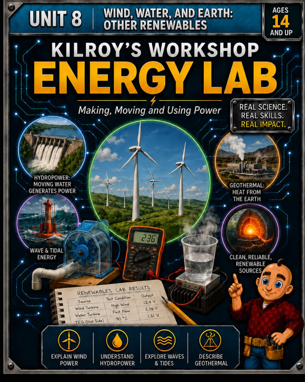 capítulo por capítulo baixar Shop in a Box: Energy Lab: Unit 8: Wind, Water, and Earth: Other Renewables Ages 14+