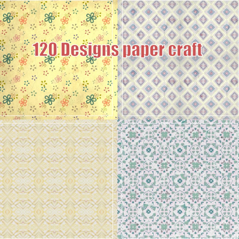 ler totalmente 120 Designs Paper Craft: 8.5X8.5 in.120 pages paper craft designs