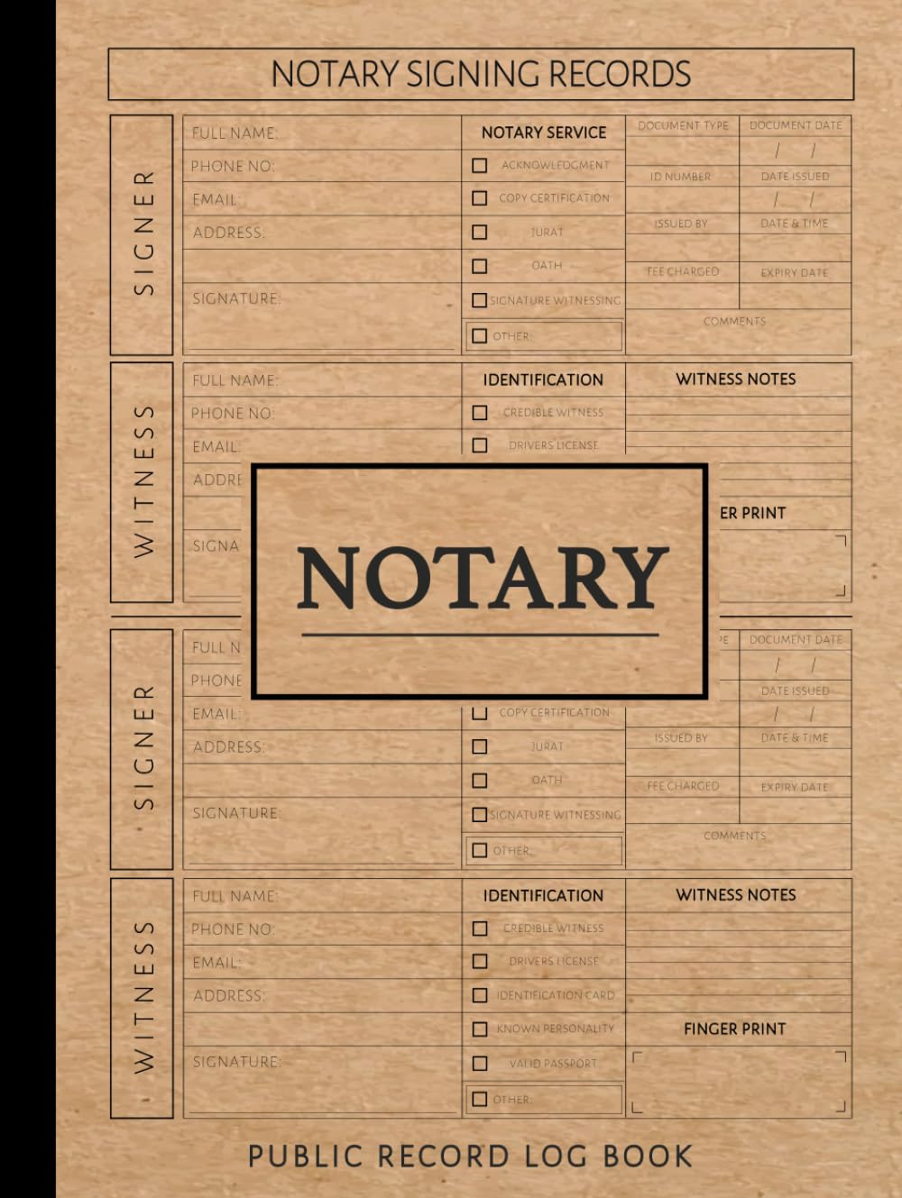 ler totalmente Notary Record Log Book: Notary Signatory Journal. Track and Record Every Signing. Ideal for Personal, Business, and Notarial Purposes