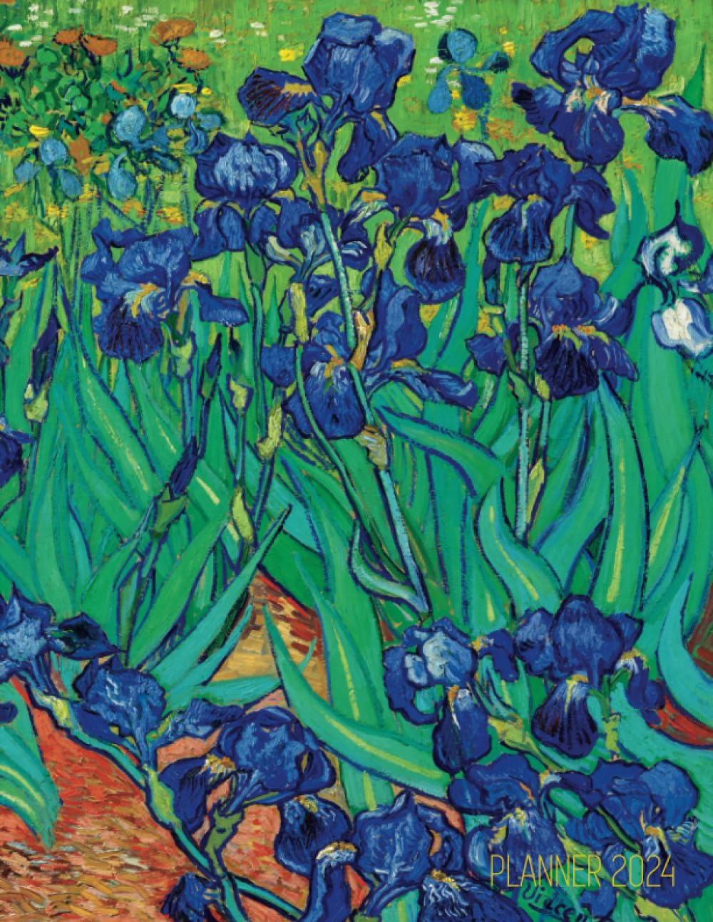 Vincent van Gogh Daily Planner 2024: Irises | Artistic Floral Post-Impressionism Organizer: January–December (12 Months) baixar o livro de graça