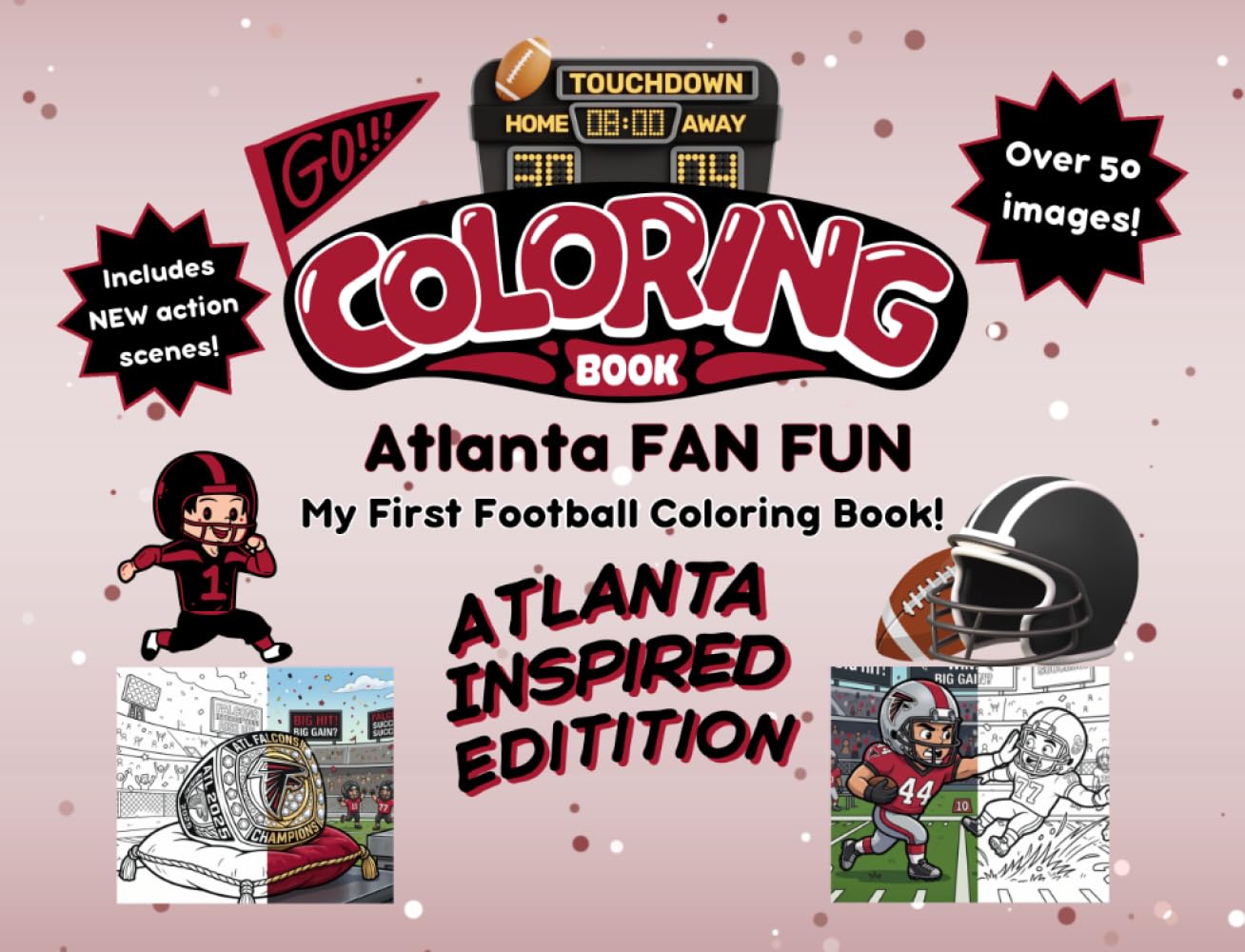 capítulo por capítulo baixar Arizona Fan Fun: My First Football Coloring Book: A Cute Sports Activity Book for Kids Ages 4-8 (Arizona Edition) (Gridiron City Fun)