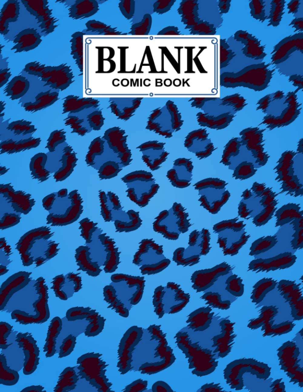 ler totalmente Blank Comic Book: Leopard Print Cover, Draw Your Own Comics - 120 Pages of Fun and Unique Templates - A Large 8.5" x 11" Notebook by Antonie Kretschmer
